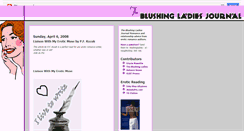 Desktop Screenshot of blushingladies.naughtyblog.net