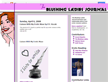 Tablet Screenshot of blushingladies.naughtyblog.net